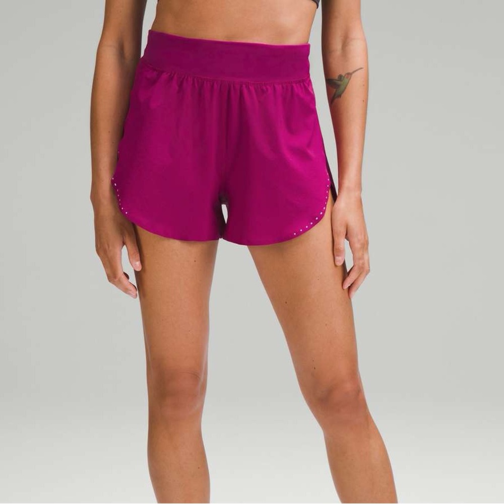 Lululemon Fast and Free Reflective High-Rise Classic-Fit Short 3"